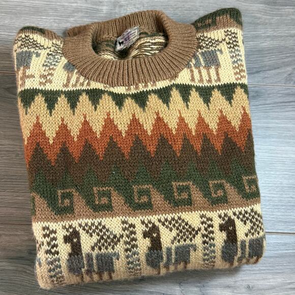 Alpaca Connection Sweater Size XL* 100% Alpaca Wool Pullover Quiet Luxury Cozy - Picture 12 of 16